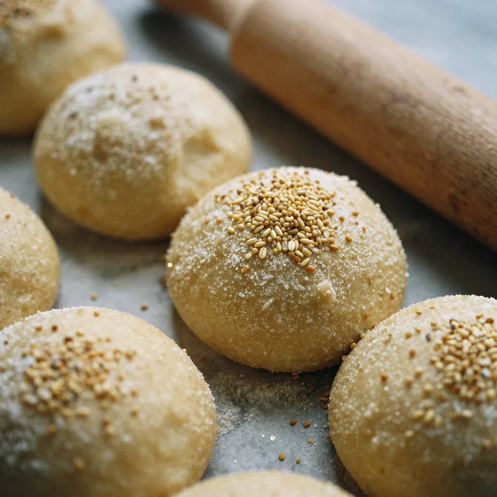 Close-up view of different grain varieties